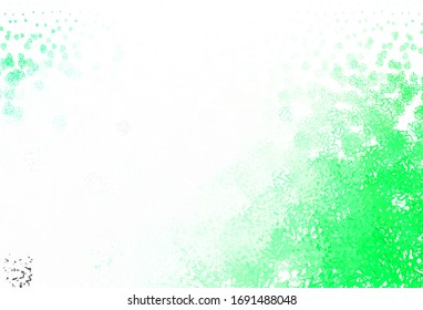 Fondo vectorial verde claro con líneas raras. Brillante ilustración colorida de estilo sencillo. Una nueva textura para su anuncio, folletos, volantes.