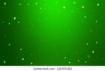 Light Green vector background with xmas snowflakes. Modern geometrical abstract illustration with snowflakes. Pattern for new year ad, booklets.