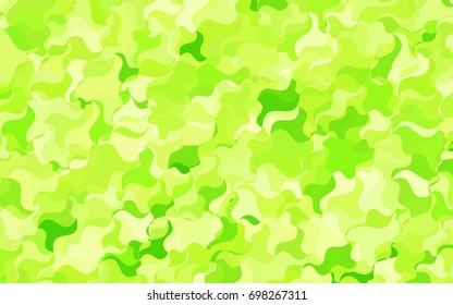 Light Green vector bandy background. A sample with blurred shapes. The completely new template can be used for your brand book.