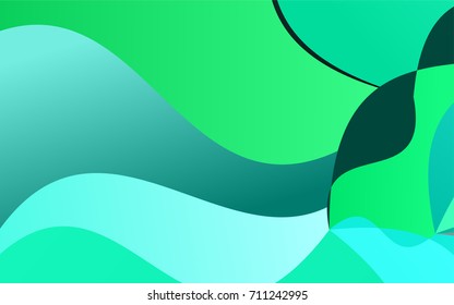 Light Green vector bandy background. Creative geometric illustration in Origami style with gradient. The elegant pattern can be used as part of a brand book.
