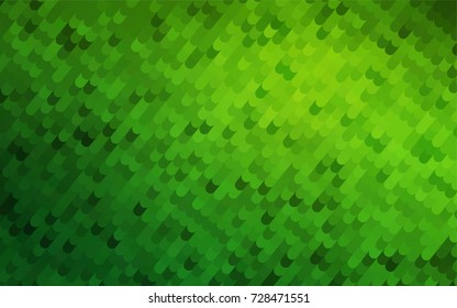 Light Green vector bandy background. Curved geometric sample with gradient.  The polygonal design can be used for your web site.