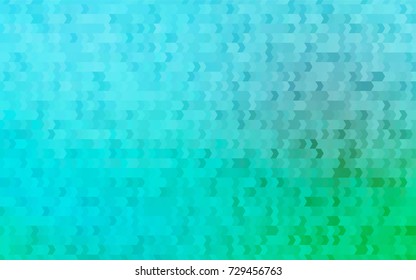 Light Green vector bandy background. Curved geometric sample with gradient.  The polygonal design can be used for your web site.