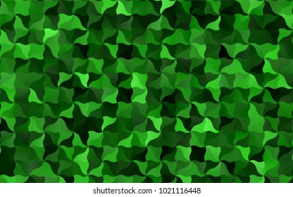 Light Green vector bandy pattern. Colorful illustration in abstract cranked style with gradient. The textured pattern can be used for background.