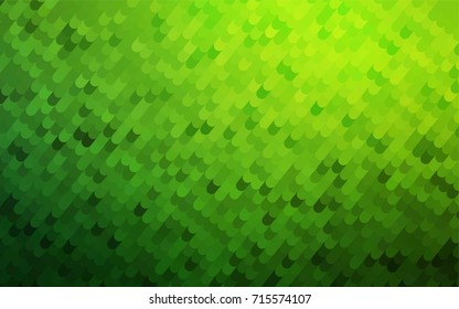 Light Green vector bandy pattern. Curved geometric sample with gradient.  The elegant pattern can be used as part of a brand book.