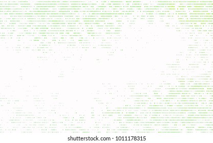 Light Green vector banner with circles, spheres. Abstract spots. Background of Art bubbles in halftone style with colored gradient.