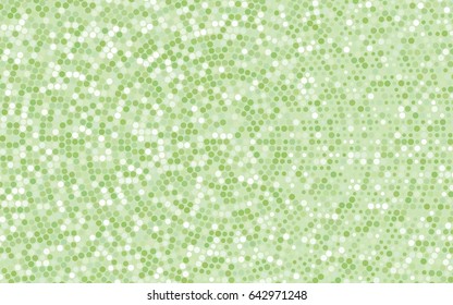 Light Green vector banner with circles, spheres. Abstract spots. Background of Art bubbles in halftone style with colored gradient.
