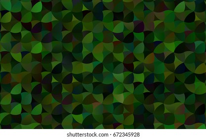 Light Green vector banner with circles, spheres. Abstract spots. Background of Art bubbles in halftone style with colored gradient.