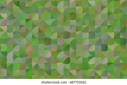Light Green vector banner with circles, spheres. Abstract spots. Background of Art bubbles in halftone style with colored gradient.