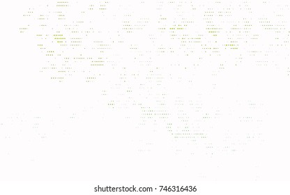 Light Green vector banner with circles, spheres. Abstract spots. Background of Art bubbles in halftone style with colored gradient.
