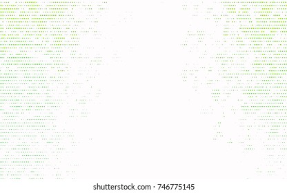 Light Green vector banner with circles, spheres. Abstract spots. Background of Art bubbles in halftone style with colored gradient.