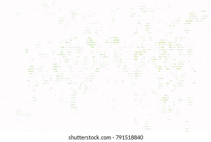 Light Green vector banner with circles, spheres. Abstract spots. Background of Art bubbles in halftone style with colored gradient.