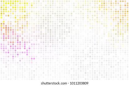 Light Green vector banner set of circles, spheres. 