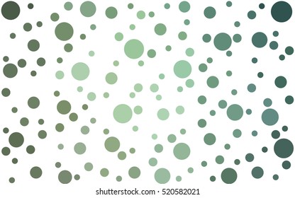 Light Green Vector banners banners set of circles, spheres. Network design, technology science, vector illustration