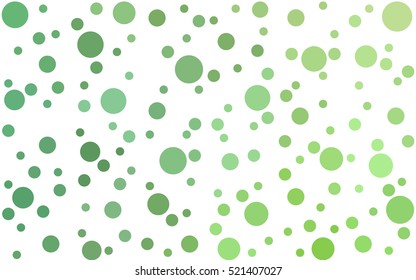 Light Green Vector banners banners set of circles, spheres. Network design, technology science, vector illustration