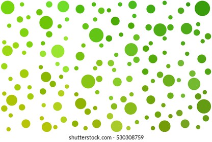 Light Green Vector banners banners set of circles, spheres. Network design, technology science, vector illustration
