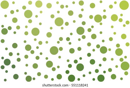 Light Green Vector banners banners set of circles, spheres. Network design, technology science, vector illustration