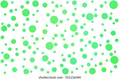 Light Green Vector banners banners set of circles, spheres. Network design, technology science, vector illustration