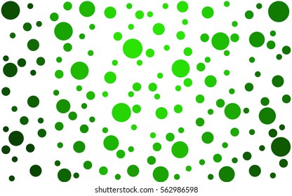 Light Green Vector banners set of circles, spheres. Abstract Circles. Art Vector Background.
