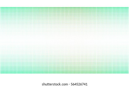 Light Green vector banners set of circles, spheres. Abstract spots. Art Background of bubbles in halftone style with colored gradient.