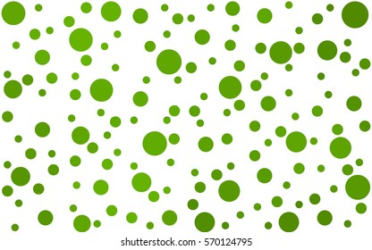 Light Green Vector banners banners set of circles, spheres. Network design, technology science, vector illustration
