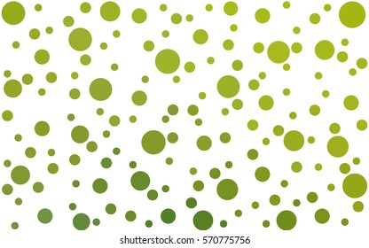 Light Green Vector banners banners set of circles, spheres. Network design, technology science, vector illustration