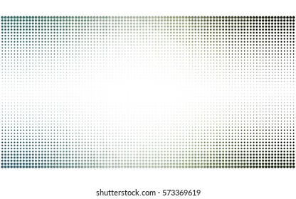 Light Green vector banners set of circles, spheres. Abstract spots. Art Background of bubbles in halftone style with colored gradient.