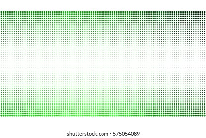 Light green vector banners set of circles, spheres. Abstract spots. Art Background of bubbles in halftone style with colored gradient.