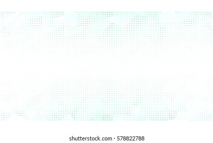 Light Green vector banners set of circles, spheres. Abstract spots. Art Background of bubbles in halftone style with colored gradient.
