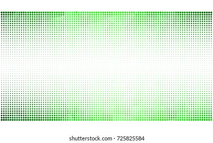 Light Green vector banners set of circles, spheres. Abstract spots. Art Background of bubbles in halftone style with colored gradient.