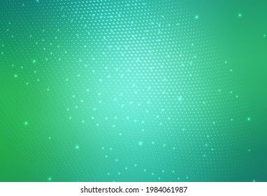Light Green vector Beautiful colored illustration with blurred circles in nature style. Blurred decorative design in abstract style with bubbles. Wallpaper for a cell phone.