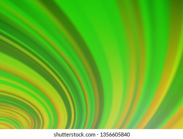 Light Green vector blur pattern. Creative illustration in halftone style with gradient. The best blurred design for your business.