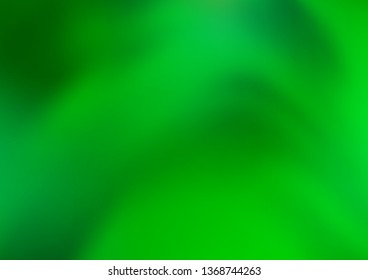 Light Green vector blur pattern. Shining colorful illustration in a Brand new style. The blurred design can be used for your web site.