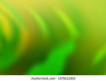 Light Green vector blur pattern. Glitter abstract illustration with an elegant design. The template can be used for your brand book.