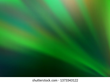 Light Green vector blur pattern. Glitter abstract illustration with an elegant design. The background for your creative designs.