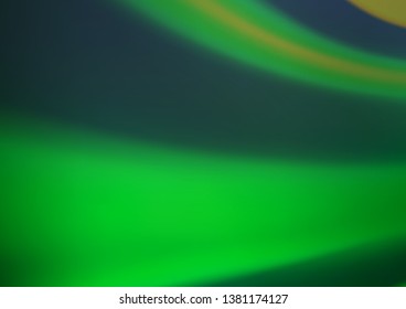 Light Green vector blur pattern. Colorful abstract illustration with gradient. The blurred design can be used for your web site.