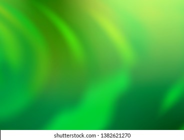 Light Green vector blur pattern. An elegant bright illustration with gradient. A completely new design for your business.