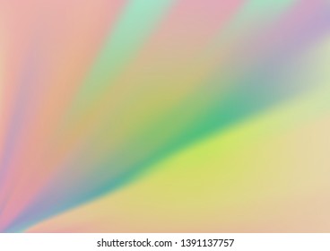 Light Green vector blur pattern. Colorful illustration in blurry style with gradient. The best blurred design for your business.