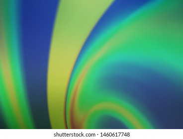 Light Green vector blur pattern. Colorful abstract illustration with gradient. Brand new style for your business design.