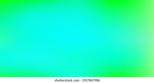 Light green vector blur template. Blurred abstract gradient illustration in simple style. Sample for your designs.