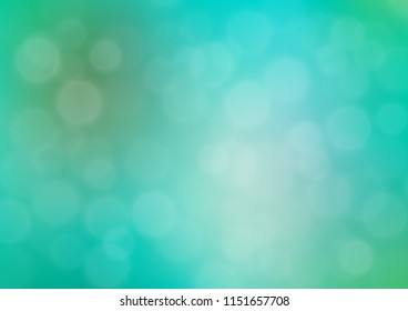 Light Green vector blurred background. Colorful illustration in blurry style with gradient. A new texture for your design.