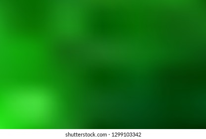 Light Green vector blurred background. Glitter abstract illustration with gradient design. Blurred design for your web site.