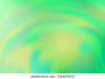 Light Green vector blurred background. Glitter abstract illustration with an elegant design. Brand new design for your business.