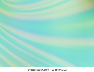 Light Green vector blurred background. Colorful illustration in blurry style with gradient. The template can be used for your brand book.