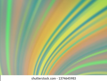 Light Green vector blurred background. Glitter abstract illustration with an elegant design. A new texture for your design.