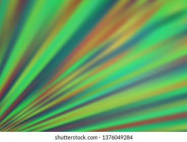Light Green vector blurred background. Glitter abstract illustration with an elegant design. Brand new design for your business.