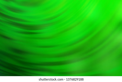 Light Green vector blurred background. Colorful illustration in abstract style with gradient. Completely new design for your business.