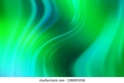 Light Green vector blurred background. Creative illustration in halftone style with gradient. Smart design for your work.