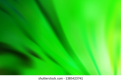 Light Green vector blurred background. Colorful abstract illustration with gradient. Background for designs.