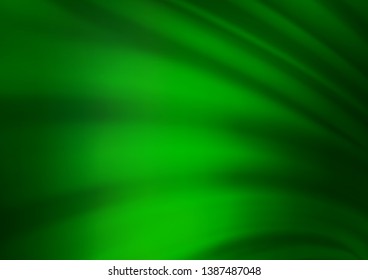 Light Green vector blurred background. Colorful abstract illustration with gradient. The elegant pattern for brand book.
