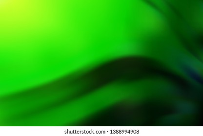 Light Green vector blurred background. Abstract colorful illustration with gradient. New style for your business design.